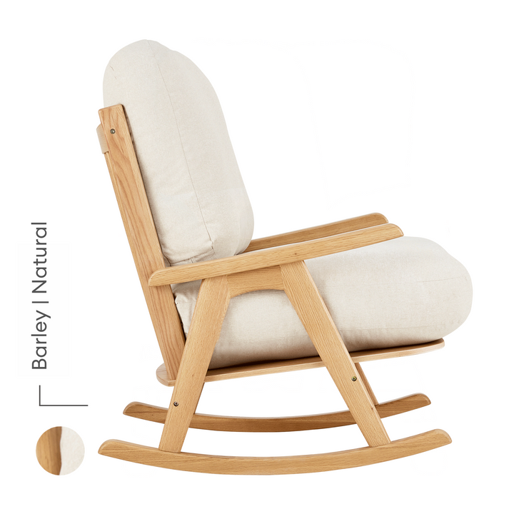 Hera Rocking & Nursing Chair - Barley | Natural