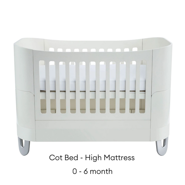 Serena Cot Bed - All White