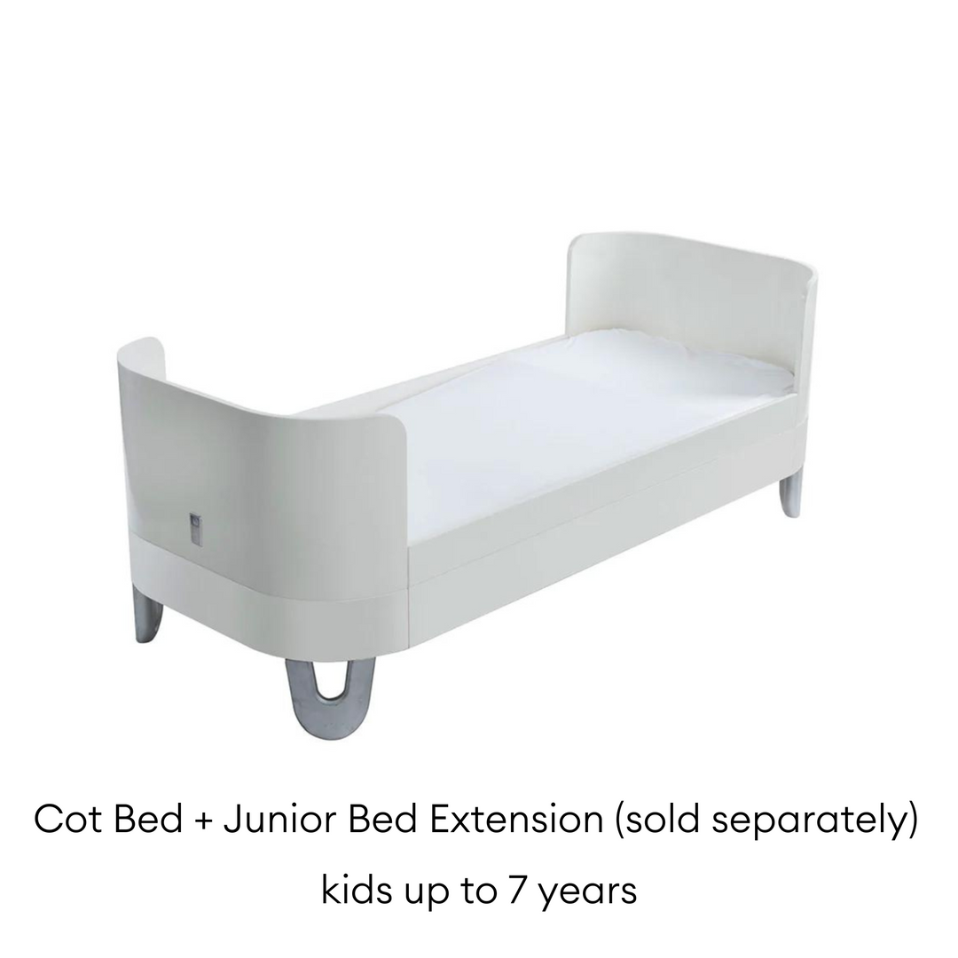 Serena Cot Bed - All White
