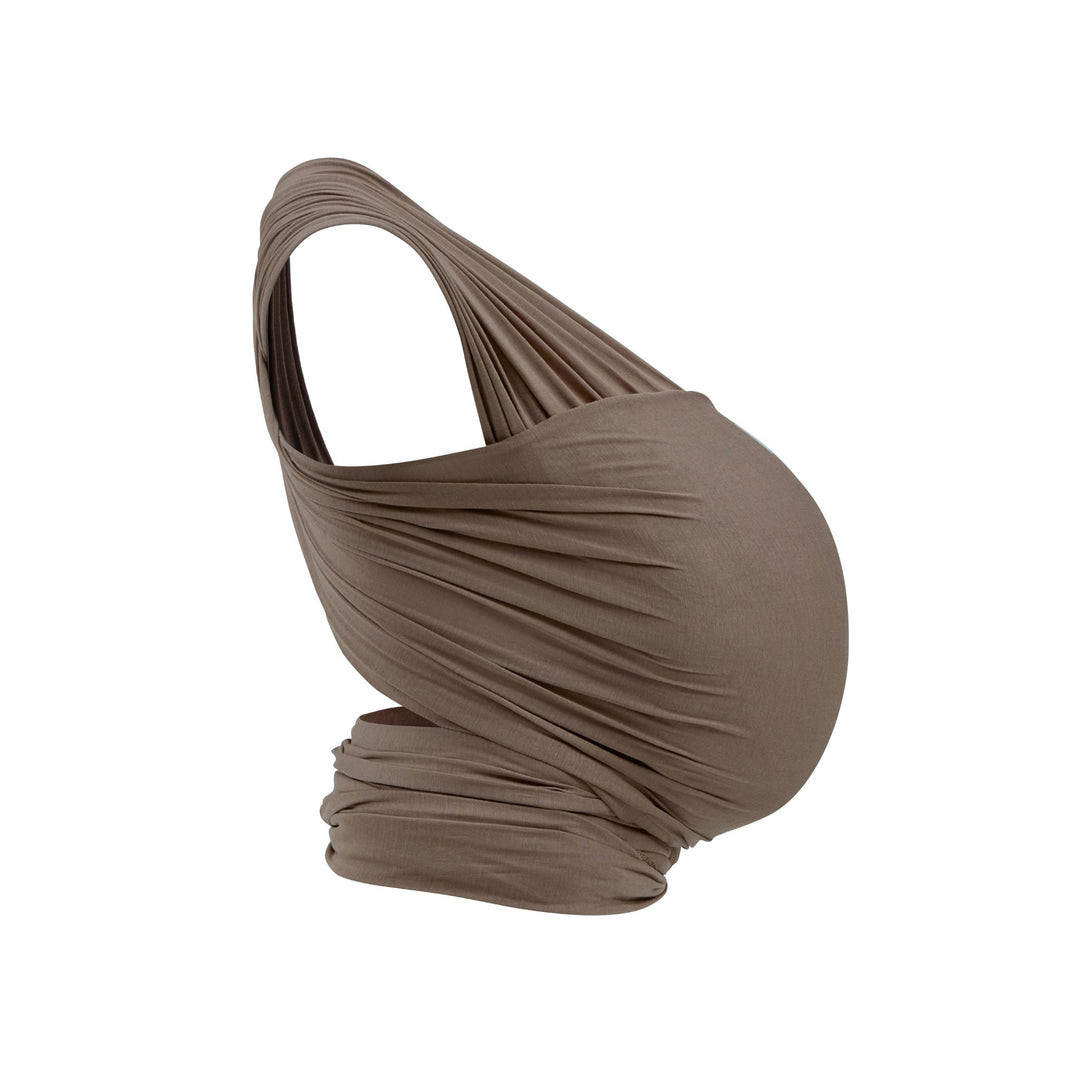 Stretchy Baby Wrap Pure Tencel™ in Nutmeg colour from the side