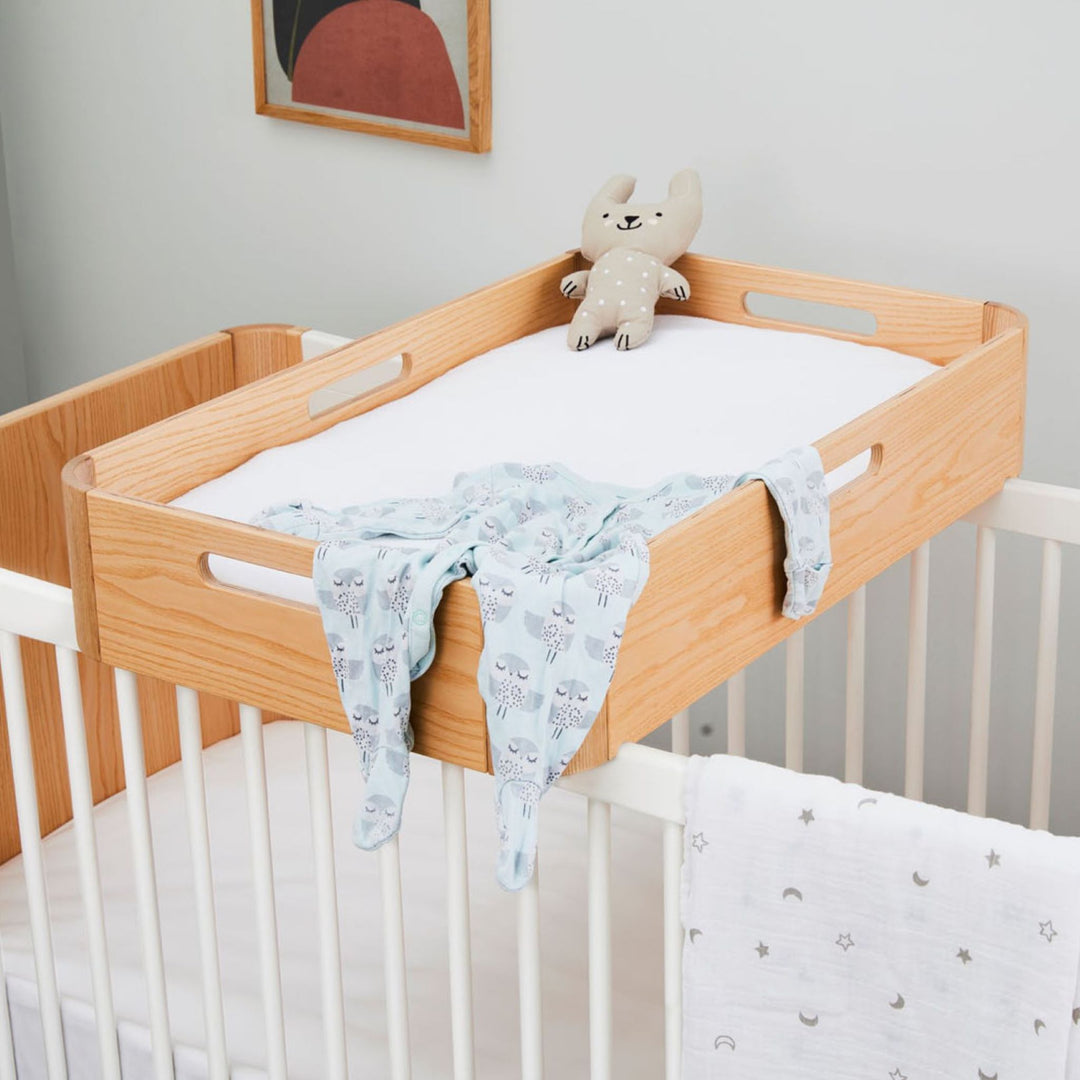 Gaia Baby Hera Changing Station with mattress solid wood baby changing station over a cot