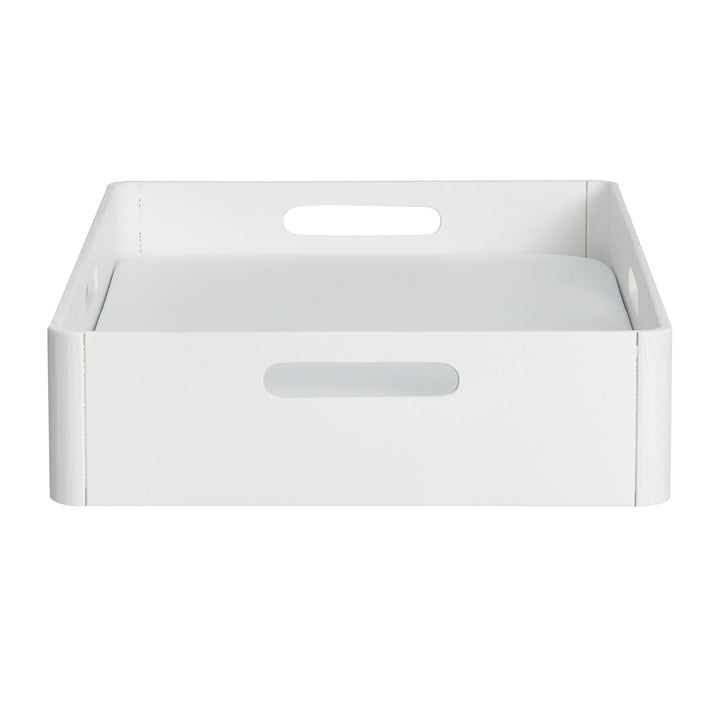 Gaia Baby Hera Changing Station with mattress solid wood baby changing station in white