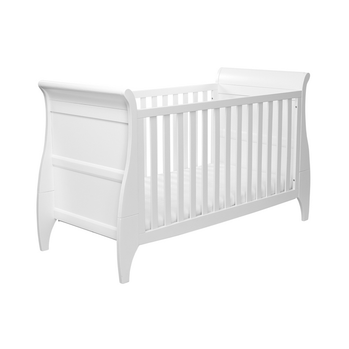Gaia Baby Leto Cot Bed toddler Setting side angle